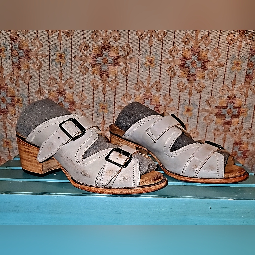 Freebird Caprice strappy boho western heeled sandal